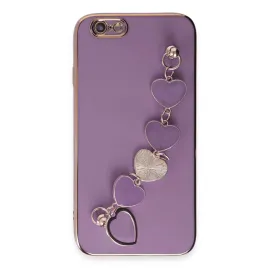 Newface Iphone 6 Kılıf Esila Silikon - Mor