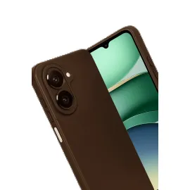 Newface Samsung Galaxy A07 Auto Focus Karbon Kapak - Kahverengi