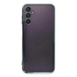 Newface Samsung Galaxy A14 4G Kılıf Razer Lensli Silikon - Yeşil