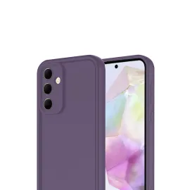 Newface Samsung Galaxy A17 5G Viera Silikon - Mürdüm