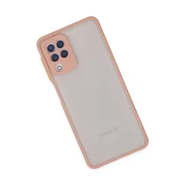 Newface Samsung Galaxy A22 Kılıf Montreal Silikon Kapak - Pembe