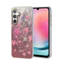 Newface Samsung Galaxy A24 4G Kılıf Blade Aynalı Desenli Kapak - Desen 7