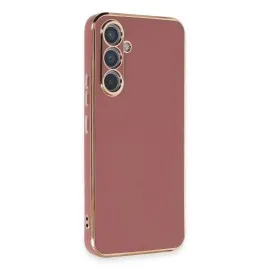 Newface Samsung Galaxy A54 5G Kılıf Volet Silikon - Kırmızı