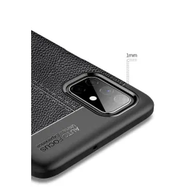 Newface Samsung Galaxy M51 Kılıf Auto Focus Kapak - Siyah