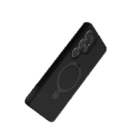 Newface Samsung Galaxy S24 Ultra Regal Magsafe Standlı Kapak - Siyah