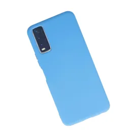 Newface Vivo Y11S Kılıf Nano Içi Kadife Silikon - Mavi