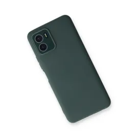 Newface Vivo Y15S Kılıf Lansman Glass Kapak - Koyu Yeşil