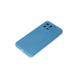 Newface Xiaomi Mi 13 Kılıf Nano Içi Kadife Silikon - Mavi