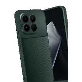 Newface Xiaomi Mi 15T Auto Focus Karbon Kapak - Koyu Yeşil