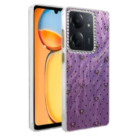 Newface Xiaomi Redmi 13C Kılıf Blade Aynalı Desenli Kapak - Desen 2