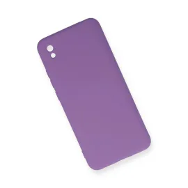 Newface Xiaomi Redmi 9A Kılıf Nano Içi Kadife Silikon - Mor