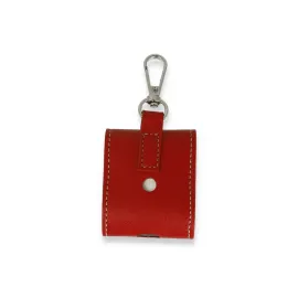 Newface Airpods 2 (2.nesil) Askılı Kılıf - Kırmızı