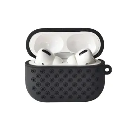 Newface Airpods Pro 2 (2.nesil) Spor Delikli Kılıf - Siyah-Siyah