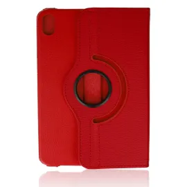 Newface iPad Mini 6 Kılıf 360 Tablet Deri Kılıf - Kırmızı