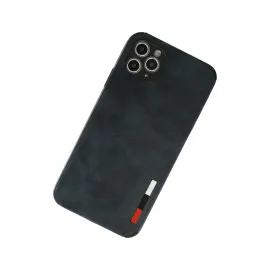 Newface Iphone 11 Pro Max Kılıf Loop Deri Silikon - Lacivert