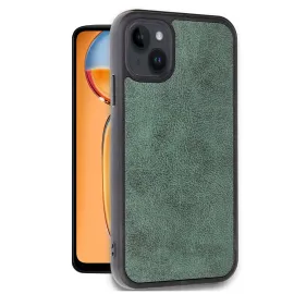 Newface Iphone 14 Kılıf Aras Deri Kapak - Koyu Yeşil