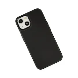 Newface Iphone 14 Plus Kılıf Asya Deri Silikon - Siyah