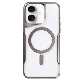 Newface Iphone 16 Kılıf Boyi Magsafe Silikon Kapak - Titan Gri