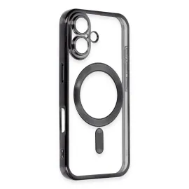 Newface Iphone 16 Kılıf Kross Magneticsafe Kapak - Siyah
