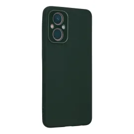 Newface Oppo Reno 7 Lite Kılıf Lansman Glass Kapak - Koyu Yeşil