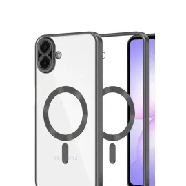 Newface Samsung Galaxy A07 Kross Magneticsafe Kapak - Siyah