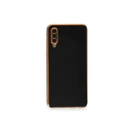 Newface Samsung Galaxy A70 Kılıf Volet Silikon - Siyah