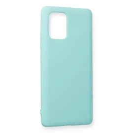 Newface Samsung Galaxy A91 / S10 Lite Kılıf Nano Içi Kadife Silikon - Turkuaz