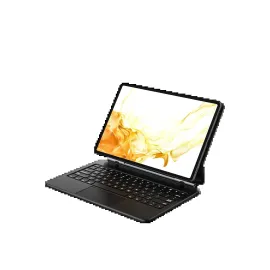 Newface Samsung Galaxy T737 Tab S7 FE 12.4 Kılıf Eternal Ledli Klavyeli Tablet Kılıfı - Siyah