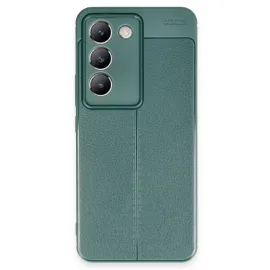 Newface Vivo V30 Lite 4G Kılıf Auto Focus Kapak - Koyu Yeşil