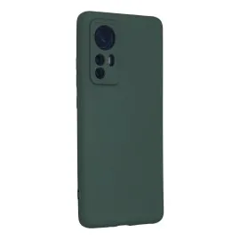 Newface Xiaomi Mi 12 Kılıf Nano içi Kadife Silikon - Koyu Yeşil