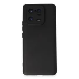Newface Xiaomi Mi 13 Pro Kılıf Nano Içi Kadife Silikon - Siyah