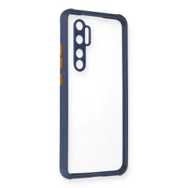 Newface Xiaomi Mi Note 10 Lite Kılıf Miami Şeffaf Silikon - Gri