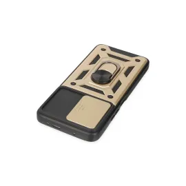 Newface Xiaomi Poco X3 Gt Kılıf Pars Lens Yüzüklü Silikon - Gold