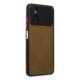 Newface Xiaomi Poco X4 Pro 5G Kılıf Montreal Silikon Kapak - Siyah