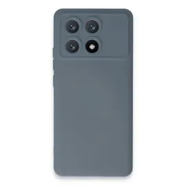 Newface Xiaomi Poco X6 Pro Kılıf Nano Içi Kadife Silikon - Gri