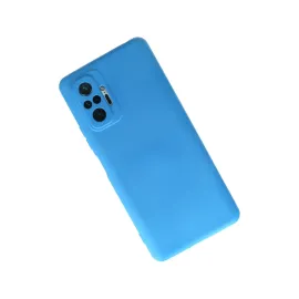 Newface Xiaomi Redmi Note 10 Pro Kılıf Nano Içi Kadife Silikon - Mavi