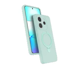 Newface Xiaomi Redmi Note 14 4G Regal Magsafe Standlı Kapak - Su Yeşili