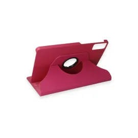 Newface Xiaomi Redmi Pad SE 4G Kılıf 360 Tablet Deri Kılıf - Pembe