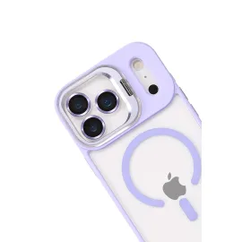 Joko Apple Iphone 17 Pro Remim Lensli Magsafe Standlı Kapak - Lila