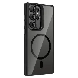 Joko Samsung Galaxy S24 Ultra Remim Lensli Magsafe Standlı Kapak - Siyah