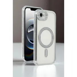 Newface Apple Iphone 16E Joke Simli Magneticsafe Kılıf - Pembe