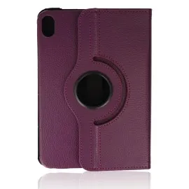 Newface Ipad Mini 6 Kılıf 360 Tablet Deri Kılıf - Mürdüm