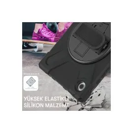 Newface Ipad Pro 12.9 (2021) Kılıf Amazing Tablet Kapak - Siyah