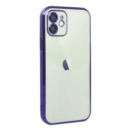 Newface Iphone 11 Kılıf Razer Lensli Silikon - Mor