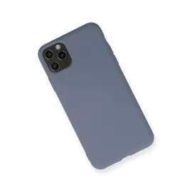 Newface Iphone 11 Pro Max Kılıf Nano Içi Kadife Silikon - Gri