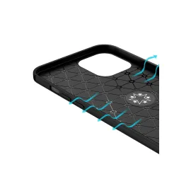 Newface Iphone 12 Pro Max Kılıf Range Yüzüklü Silikon - Kırmızı