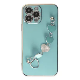 Newface Iphone 13 Pro Max Kılıf Esila Silikon - Su Yeşili