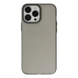 Newface Iphone 13 Pro Max Kılıf Modos Metal Kapak - Siyah