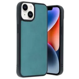 Newface Iphone 14 Kılıf Aras Deri Kapak - Açık Yeşil