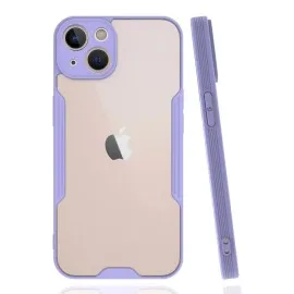Newface Iphone 14 Kılıf Platin Silikon - Lila